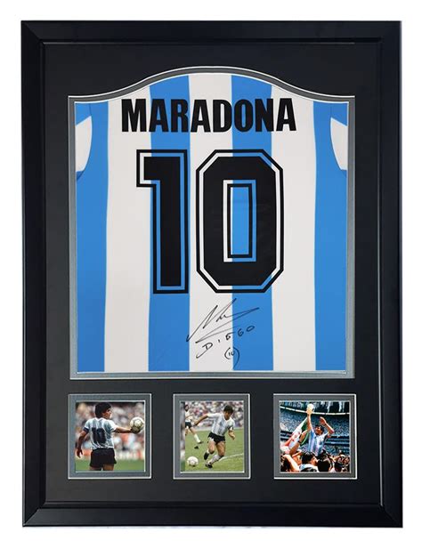 马拉多纳1986年世界杯阿根廷亲签球衣--美术拍卖