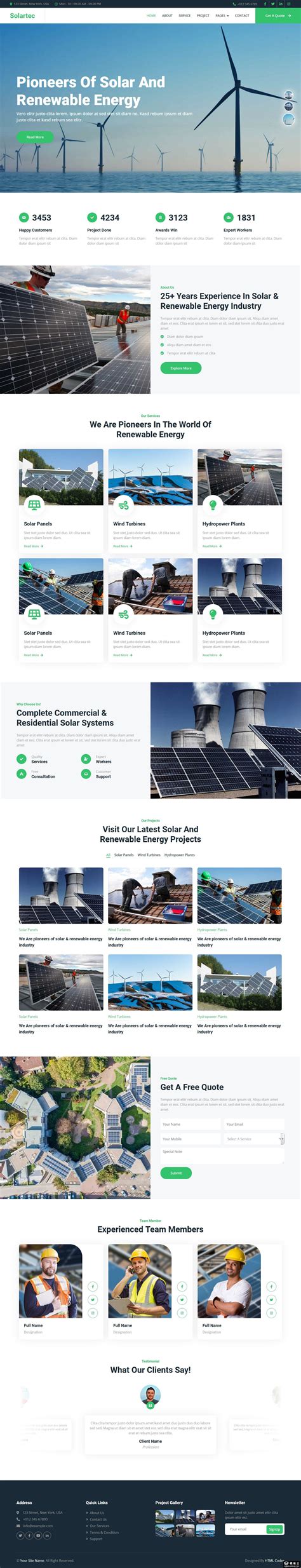 新能源网站源码，优质的新能源企业网站模板_墨鱼部落格