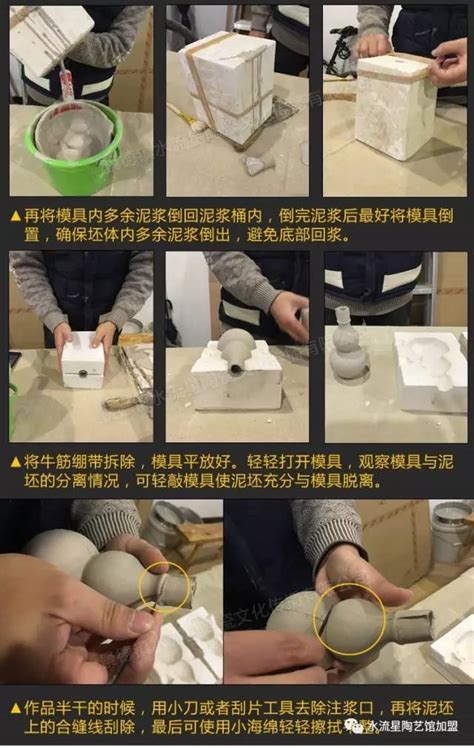 模具成型法 -景德镇水流星陶瓷文化传播有限公司