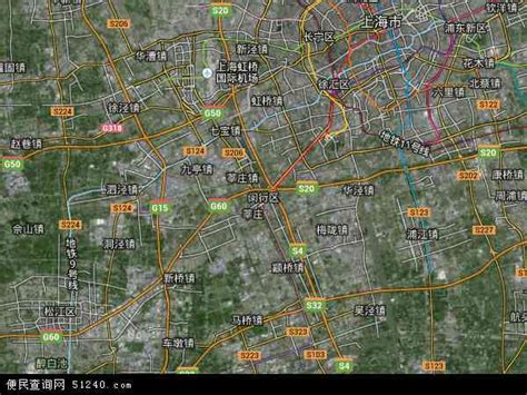 闵行区地图 - 闵行区卫星地图 - 闵行区高清航拍地图 - 便民查询网地图