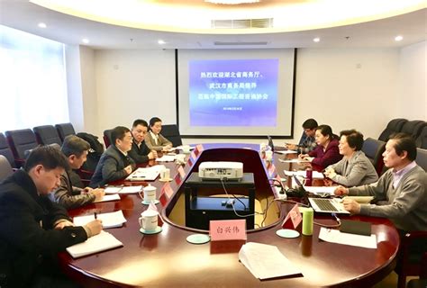 湖北省商务厅和武汉市商务局领导与咨询协会会谈