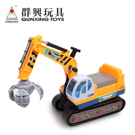 M30【送6只工程车】儿童合金遥控挖掘机挖土机玩具小汽车男孩挖机