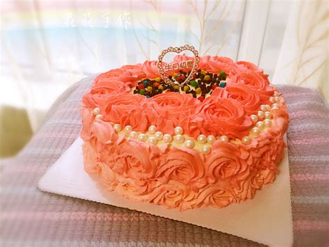 玫瑰花心形蛋糕的做法_【图解】玫瑰花心形蛋糕怎么做如何做好吃_玫瑰花心形蛋糕家常做法大全_刘大花_豆果美食
