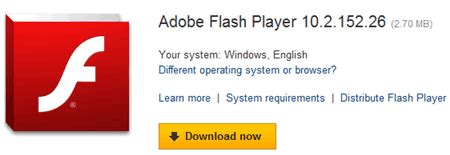 Download Adobe Flash Player 10.2 with Stage Video