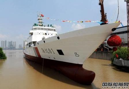 我国首艘万吨级海事巡逻船“海巡09”轮在广州列编