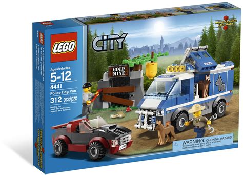Lego 4441 Police Dog Van - Set Lego City pas cher