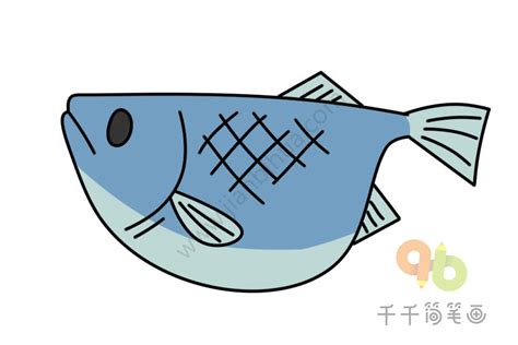 鱼简笔画图片