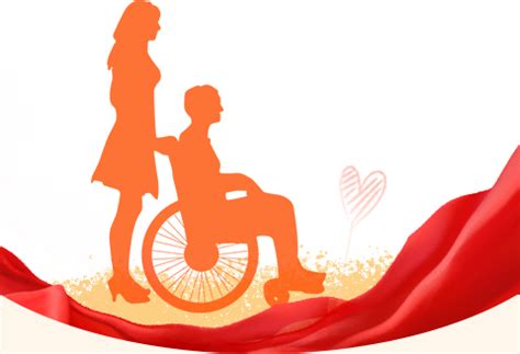 关爱残疾人红色简约通用模板-公众号模板-135编辑器