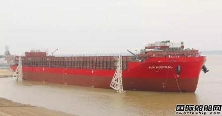 武船集团船舶公司两艘13000吨甲板运输船完成大节点 - 在建新船 - 国际船舶网