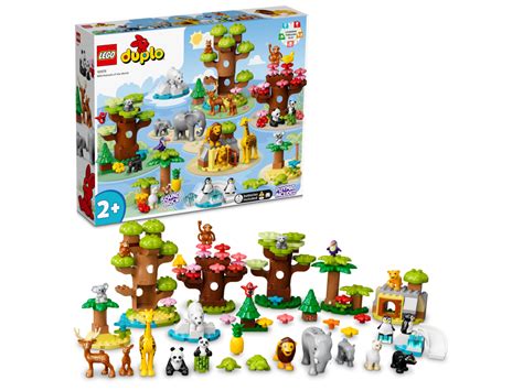 LEGO DUPLO 10975 Dzikie zwierzęta świata - sklep online planetaklockow.pl