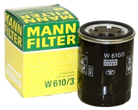 Масляный фильтр MANN-FILTER W 610/3 — купить в интернет-магазине по ...