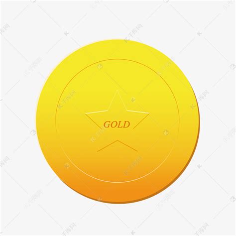 黄色圆形金币素材图片免费下载-千库网