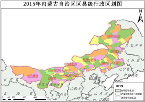 内蒙古地图标准版,内蒙古的九个盟的,内蒙古盟市所在地_大山谷图库