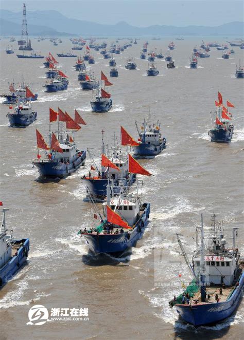 舟山二千艘桁杆拖虾渔船扬帆 一周后将有新鱼鲜-嵊州新闻网
