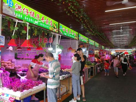 白沙牙钗农贸市场保供稳价惠民生的“菜篮子”开市-新闻中心-南海网