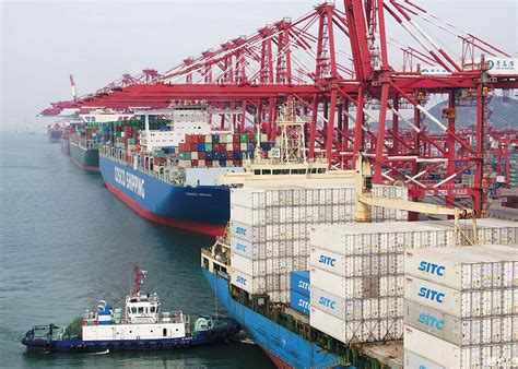 青岛港2021完成货物吞吐量5.68亿吨