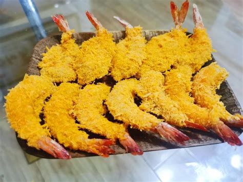 【面包糠炸虾🍤的做法步骤图，怎么做好吃】Scarlet98_下厨房