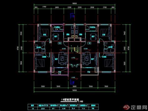 多层别墅建筑施工cad平面图素材免费下载_红动中国