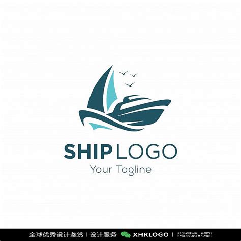船LOGO设计合集#轮船#货船LOGO#船厂#小舟#沙船#邮轮#邮轮#船锚#帆船#木船#海盗船 (94)