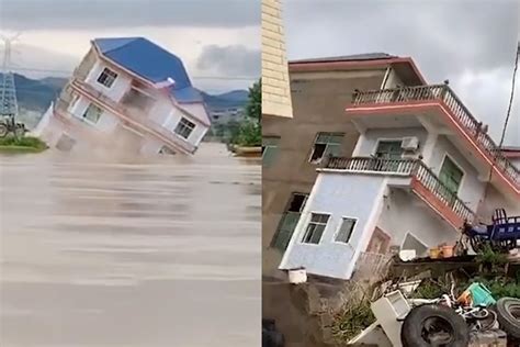 重庆磁器口镇被淹：三层地下综合体灌满洪水，低洼段房屋被淹没-搜狐大视野-搜狐新闻