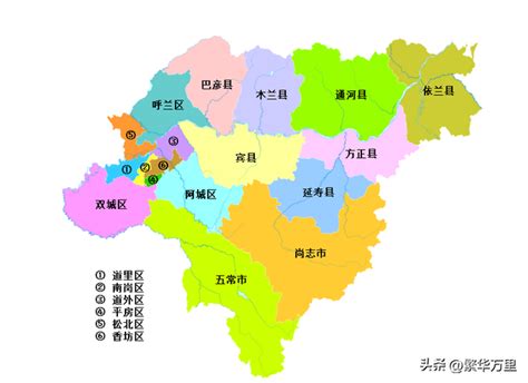 哈尔滨市的区划调整，15个副省级城市之一，为何有18个区县？