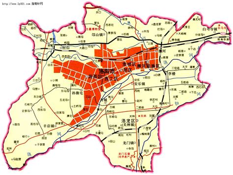 洛阳市辖区地图|洛阳市辖区地图全图高清版大图片|旅途风景图片网|www.visacits.com