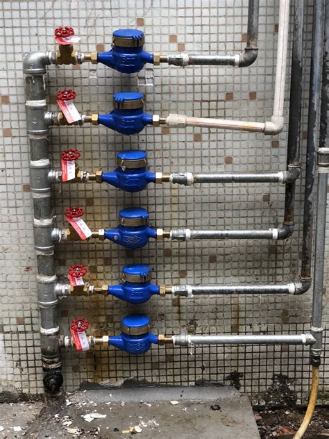 水管接水表连接图,自来水水表安装图片,水表接头安装_大山谷图库