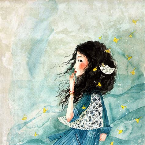 水彩人物绘画作品图片