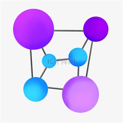 化学分子结构图 素材图片免费下载-千库网