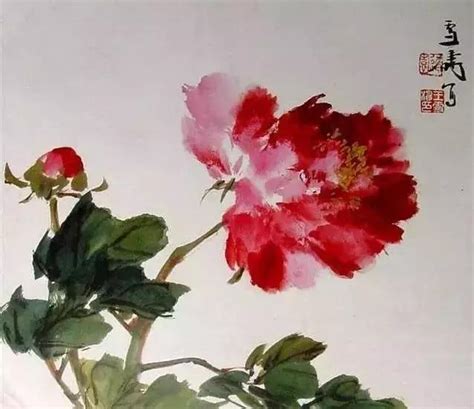 国画牡丹系列-7 收藏资讯|艺术家|书画家|书画名人|书法家-中华收藏网