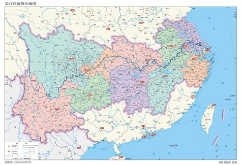 长江流域示意图（城市）_中国地理地图_初高中地理网