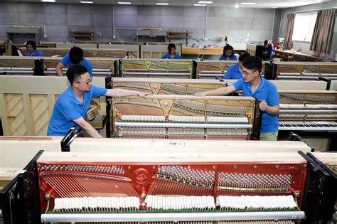 学员在上海和乐钢琴厂工作 - 就业去向 - 海韵钢琴调律师培训