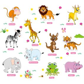 儿童早教动物图片 认识动物宝宝早教图片(2)_配图网