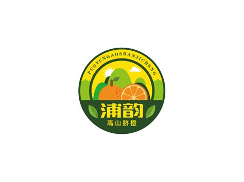 环保生态高山logo农业商标,食品饮料,LOGO/吉祥物设计,设计模板,汇图网www.huitu.com