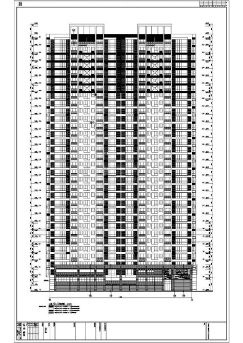 六层框架结构住宅楼建筑设计施工cad图纸，含设计说明_土木在线