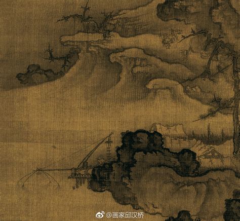 秋山行旅图图片