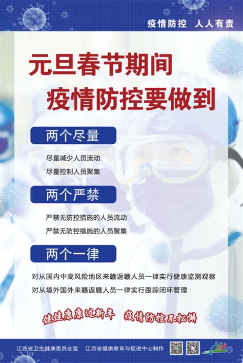 海报：元旦春节期间的疫情防控要做到“两个尽量”、“两个严禁”、“两个一律”_吉安新闻网