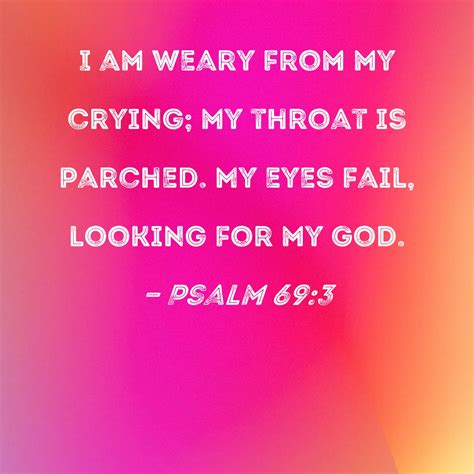 Psalm 69:5-6 (KJV) — Today