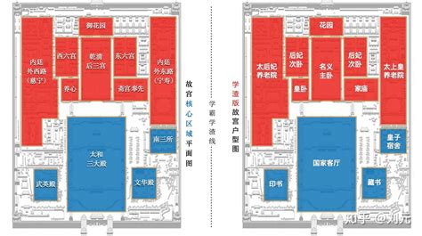 故宫宫殿分布图图片