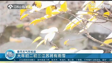 春节天气早知道：大年初二初三江苏将有雨雪_荔枝网新闻