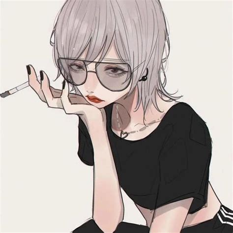 头像蒙古风格超酷女生动漫