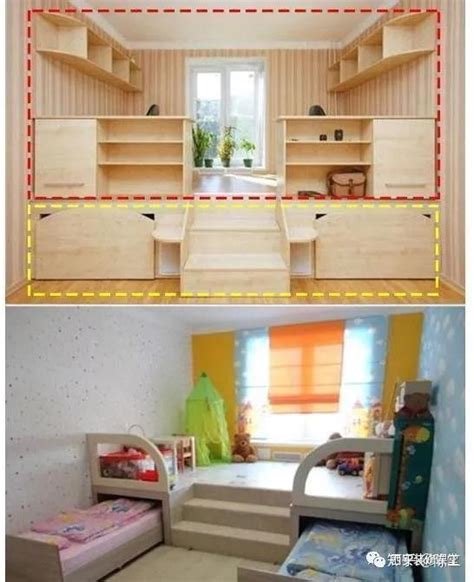 7平方极限双儿童次卧 - 设计师一蝉设计效果图 - 每平每屋·设计家