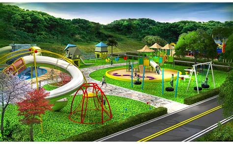 儿童活动场地景观设计_绿动园林-站酷ZCOOL
