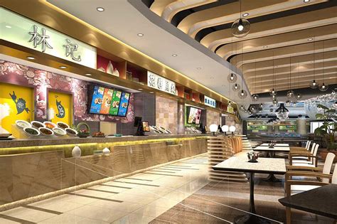 扬州京华城魔幻小厨美食广场-美食广场设计-餐厅设计-金枫设计