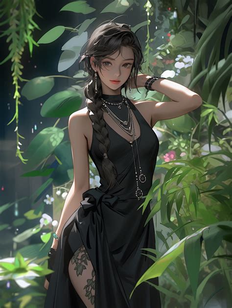 古风头像女生和蛇女图片