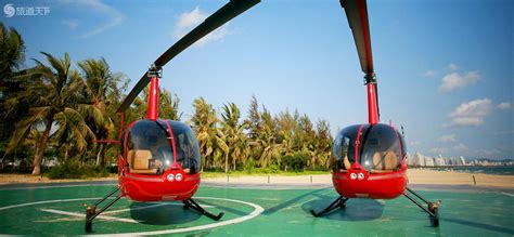 三亚湾直升机自驾飞行体验凤凰岛海棠湾蜈支洲岛亚龙湾直升机-旅游度假-飞猪