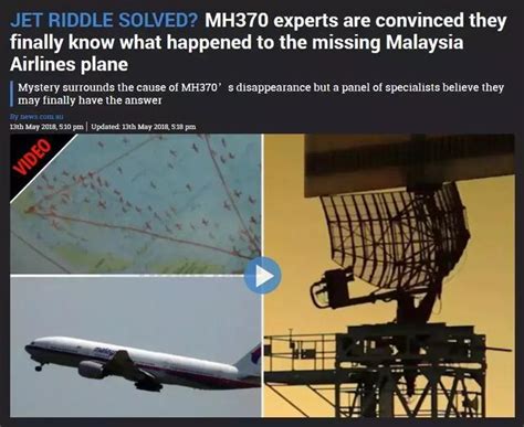 震惊！马航MH370空难真相终于要揭开！细节分析让人胆寒……|马来西亚|飞机|机长_新浪新闻