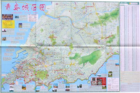 青岛景点地图图片