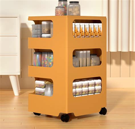 多功能旋转式收纳柜家用大容量可移动抽屉式厨房卧室卫生间储物柜-阿里巴巴