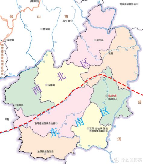 临沧地图图片